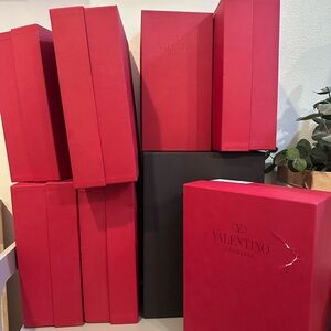 Valentino Garavani Red empty Boxes